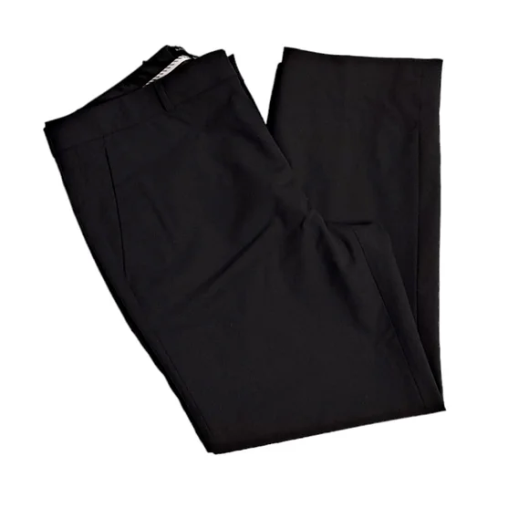 Banana Republic Black Pants Size 14 Avery Wool Blend - Picture 1 of 8